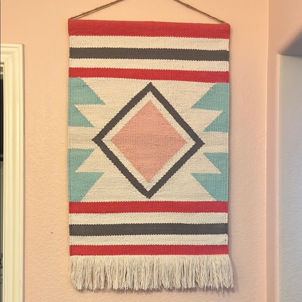 Geometric Woven Wall Decor